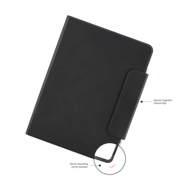 Pipetto Origami No5 Rotating Folio Case iPad Air 11 (2024) / iPad Air 10.9 (2022/2020) Black
