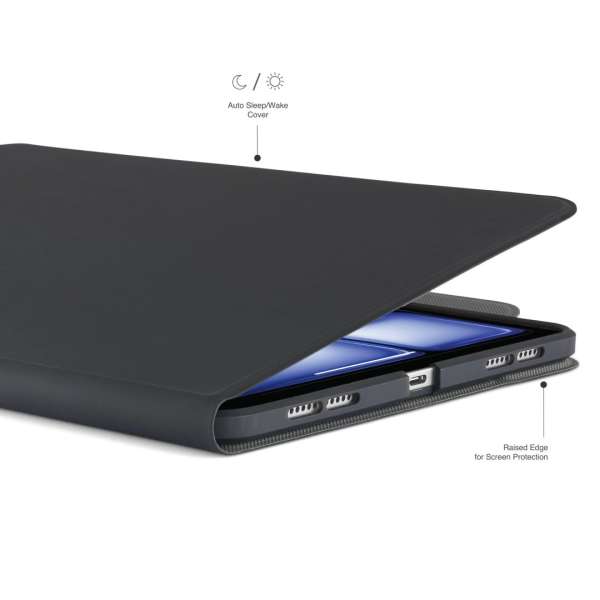 Pipetto Origami No5 Rotating Folio Case iPad Air 11 (2024) / iPad Air 10.9 (2022/2020) Black