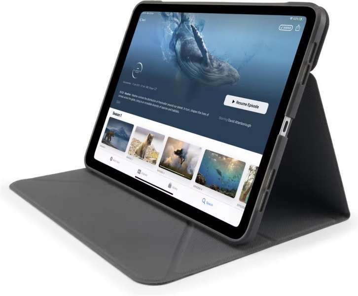 Pipetto Origami No6 Stand case iPad Air 11" (2024) / iPad Air 10.9" (2022/2020) Black