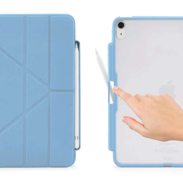 Pipetto Origami No7 Tri-Folio Case for iPad (A16) / iPad (2022) Light Blue
