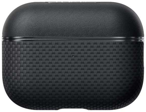 Pitaka Aramid Fiber Magnetic Case for AirPods Pro2 Black/Grey