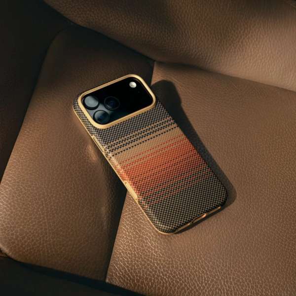 Pitaka Aramid UltraGuard Case for iPhone 17 Pro Max Sunset