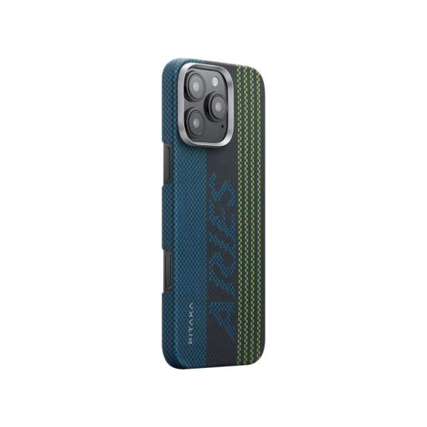 Pitaka Aries Tactile Woven Case iPhone 16 Pro Credit Card