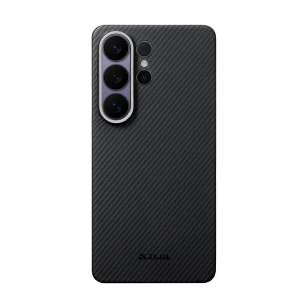 Pitaka Edge Case for Samsung Galaxy S26 Ultra Black/Grey Twill (Aaron Button)
