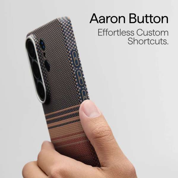 Pitaka Edge Case for Samsung Galaxy S26 Ultra Sunset (Aaron Button)