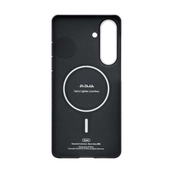 Pitaka Edge Twill (Aaron Button) case for Samsung Galaxy S26+ Black/Grey