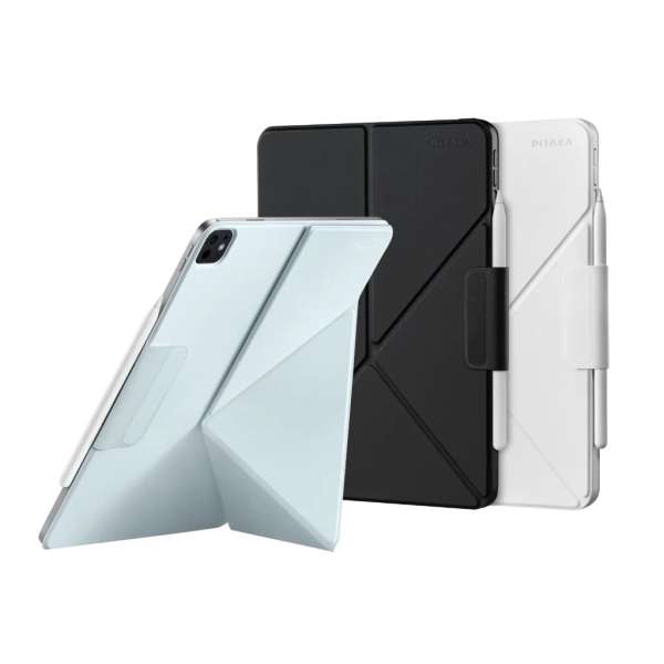 Pitaka Folio 2 case for iPad Air 13" 2024, iPad Pro 12,9" 2018/2022 White
