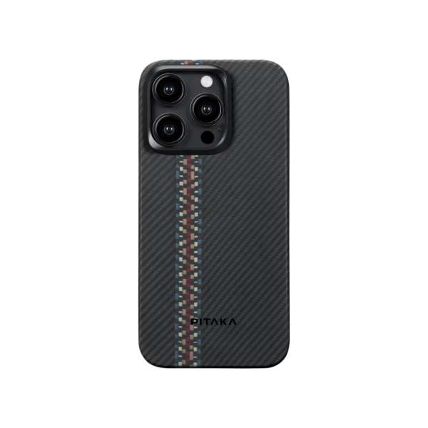 Pitaka Fusion Weaving MagEZ 4 600D for iPhone 15 Pro Rhapsody