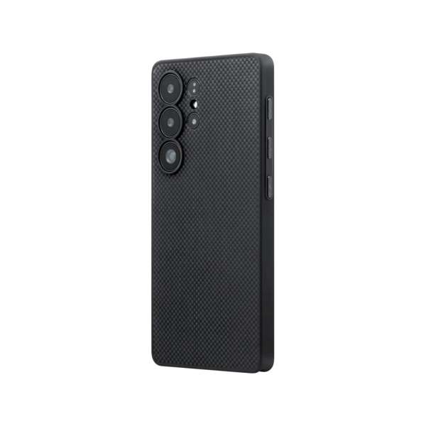 Pitaka PIN Button Case Samsung Galaxy S25 Ultra Black/Grey Plain