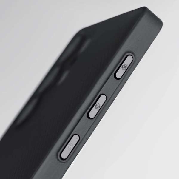 Pitaka PIN Button Case Samsung Galaxy S25 Ultra Black/Grey Plain