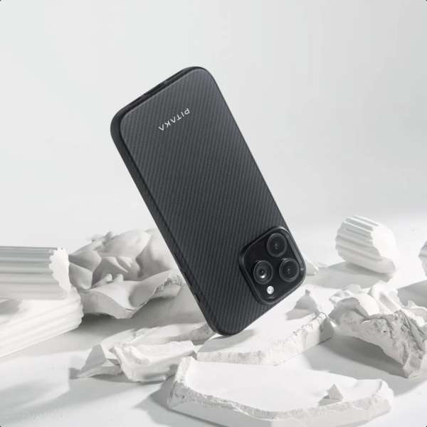 Pitaka Summa Case for iPhone 16 Pro Max Black/Grey