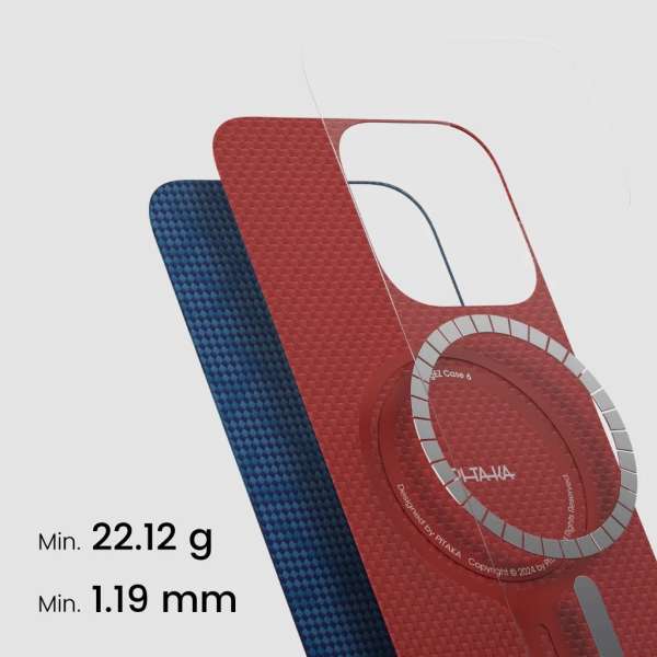 Pitaka Tactile Woven Case PTK iPhone 16 Pro Max Dark Blue