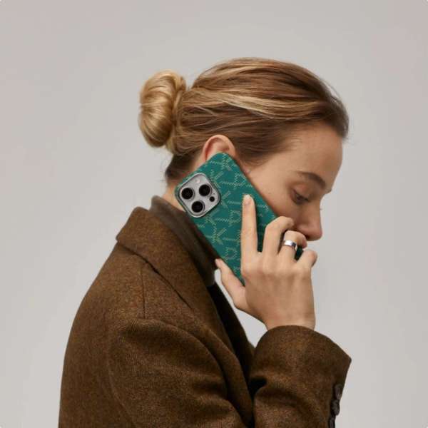 Pitaka Tactile Woven Case PTK iPhone 16 Pro Max Green/Gold