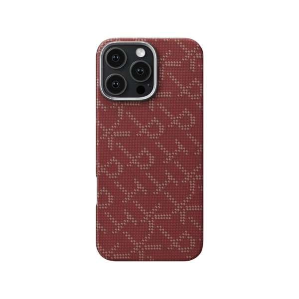 Pitaka Tactile Woven Case PTK iPhone 16 Pro Red/Gold