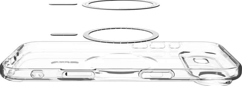 Pitaka Ultra Hybrid MagSafe case for iPhone Air Clear White