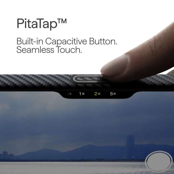 Pitaka Ultra-Slim Case for iPhone 16 Pro Max Black/Grey