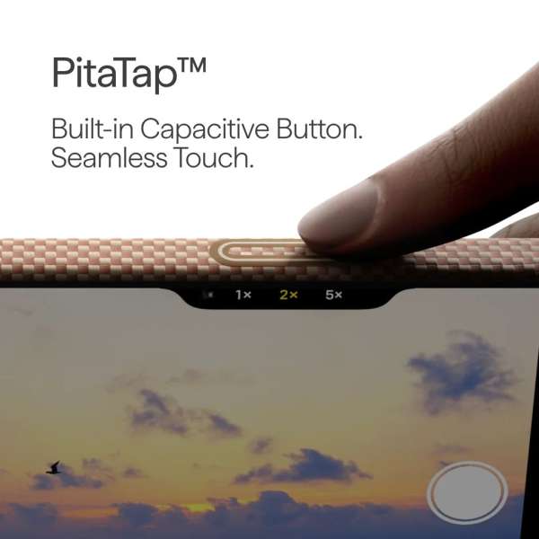 Pitaka Ultra-Slim Case for iPhone 17 Golden Glint