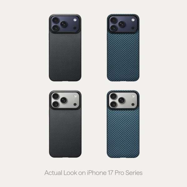 Pitaka Ultra-Slim Case for iPhone 17 Pro Black/Grey