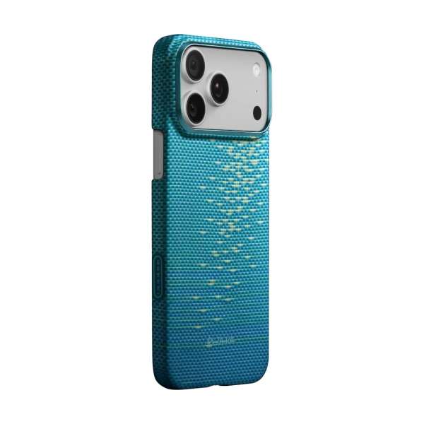 Pitaka Ultra-Slim Case for iPhone 17 Pro Lucid Blue