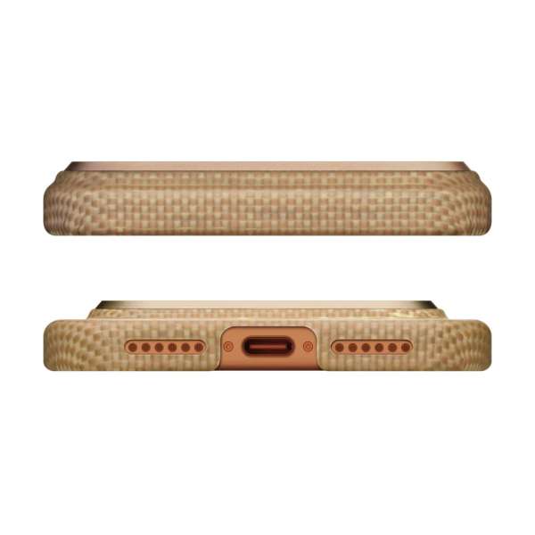 Pitaka Ultra-Slim Case for iPhone 17 Pro Max Golden Glint