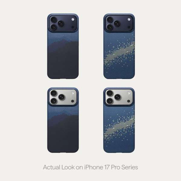 Pitaka Ultra-Slim Case for iPhone 17 Pro Milky Way Galaxy