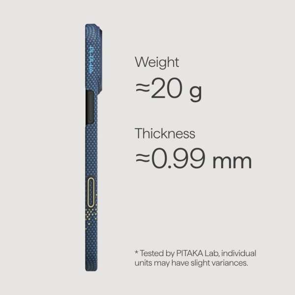 Pitaka Ultra-Slim Case for iPhone 17 Pro Milky Way Galaxy