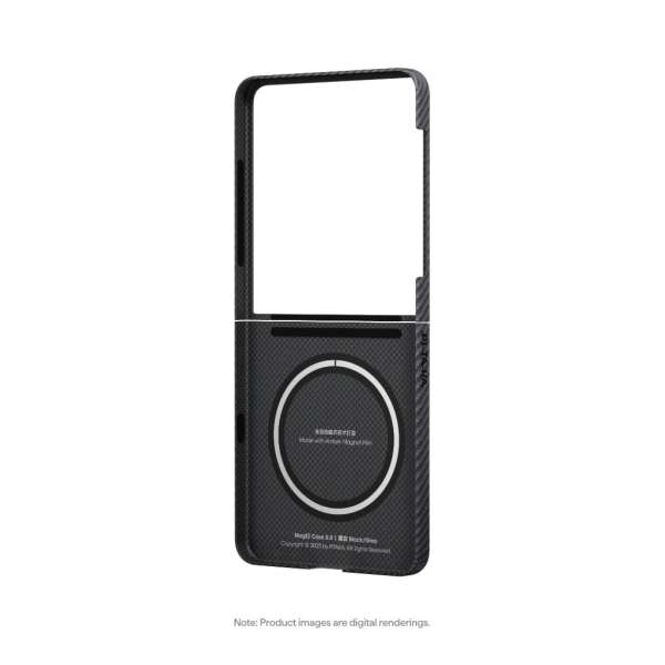 Pitaka Ultra-Slim Case for Samsung Galaxy Z Flip 7 Black/Grey