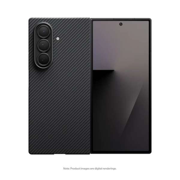 Pitaka Ultra-Slim Case for Samsung Galaxy Z Fold 7 Black/Grey