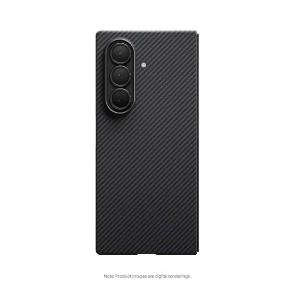 Pitaka Ultra-Slim Case for Samsung Galaxy Z Fold 7 Black/Grey