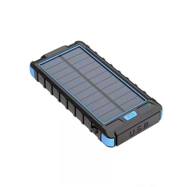 Platinet 10000mAh solar panel Powerbank Black/Blue