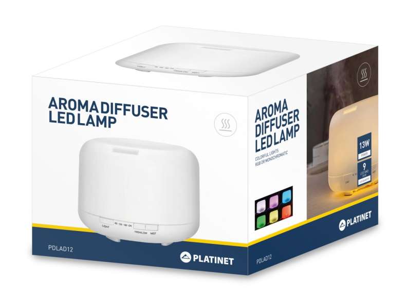 Platinet Aroma Diffuser HumidiFier with RGB Milky