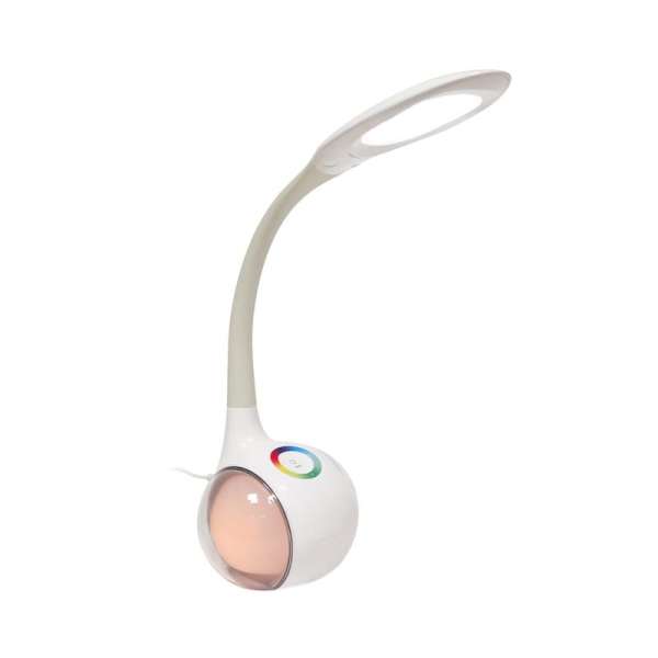 Platinet Desk Lamp 7W + Night Light White