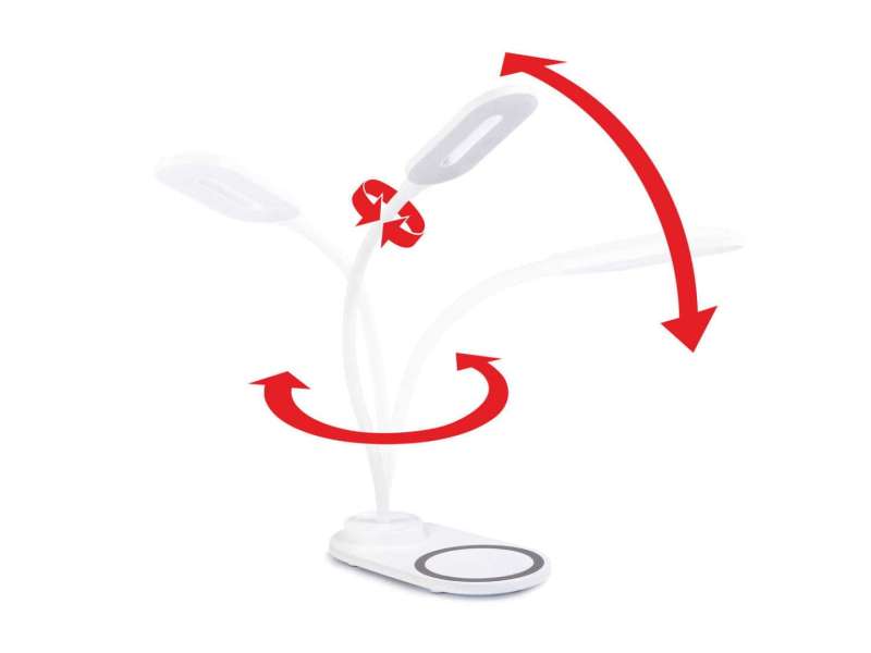 Platinet Desk Lamp Wireless Charger 5W White