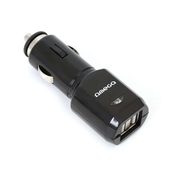 Platinet Omega Car Charger 2xUSB Black