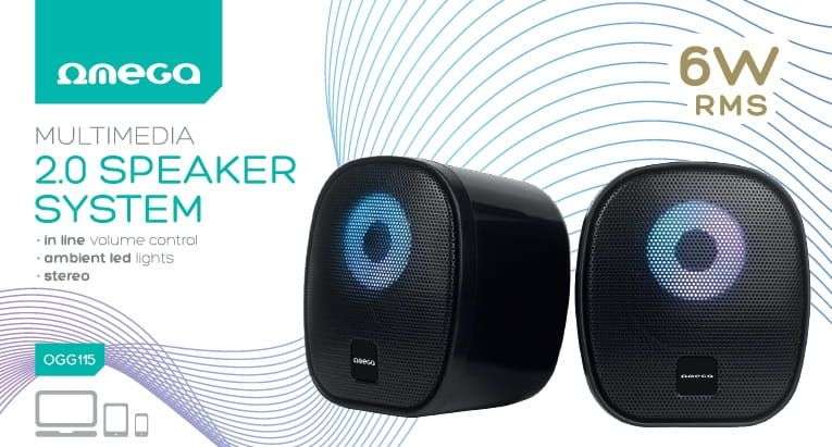 Platinet Omega OGG115 RGB Bluetooth Speaker Black