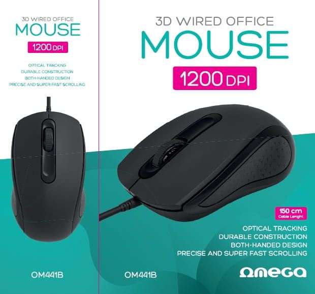 Platinet Omega OM441 Mouse Black
