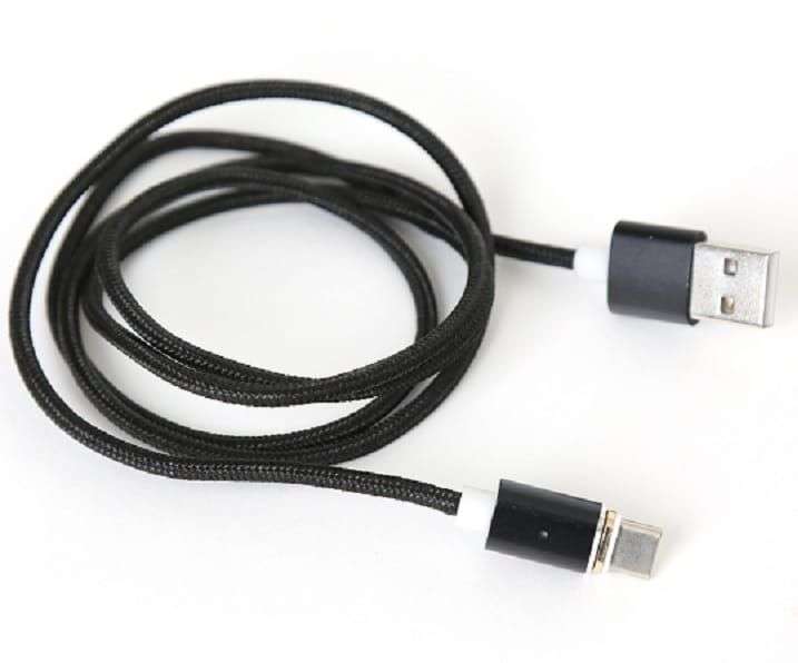 Platinet Micro USB to USB Magnetic Plug Cable 1m Black