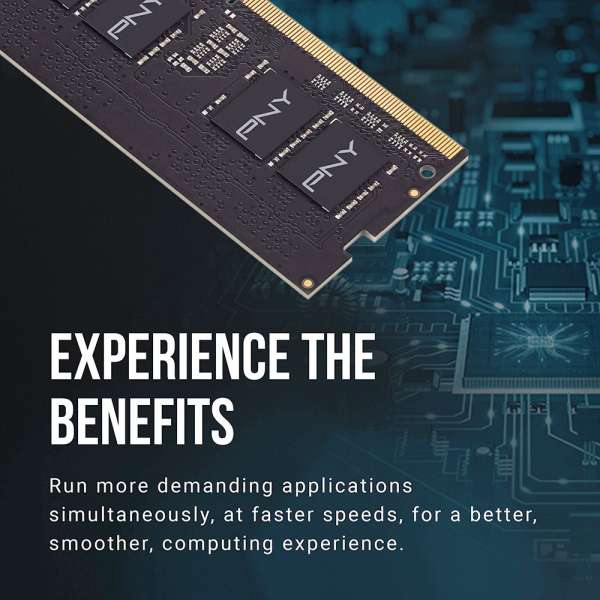 PNY 16GB DDR4 3200MHz SODIMM Performance Black