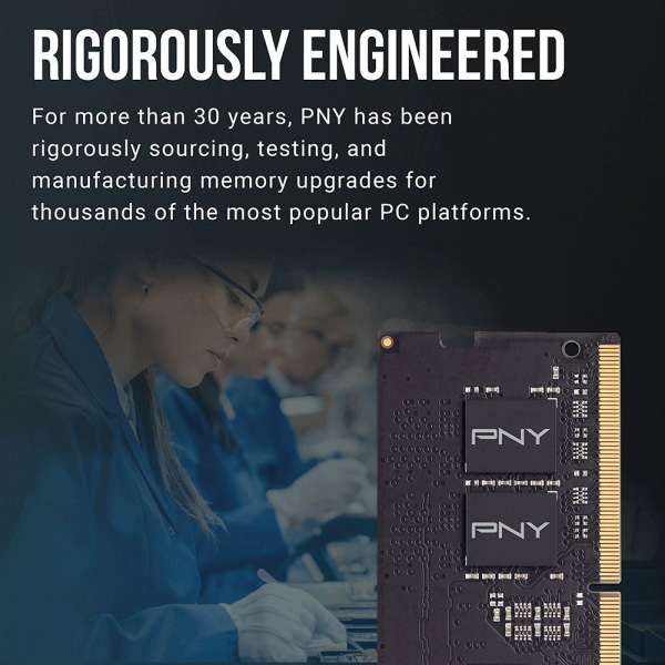 PNY 16GB DDR4 3200MHz SODIMM Performance Black