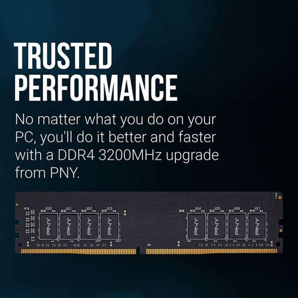 PNY 8GB DDR4 3200MHz Performance Black