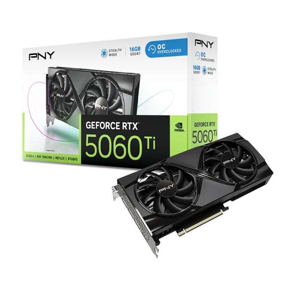 PNY GeForce RTX5060 TI 16GB DDR7 OC