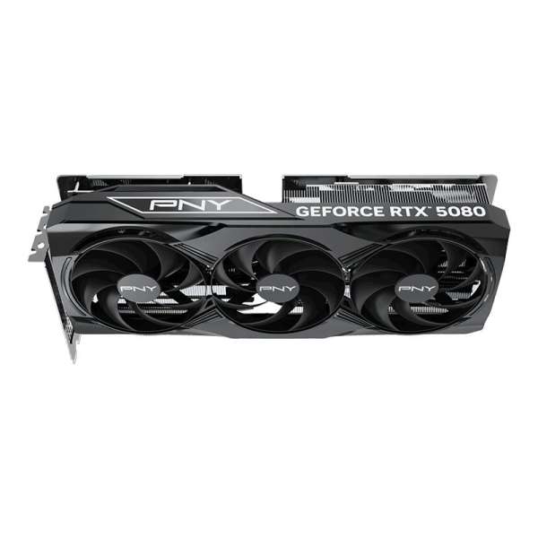 PNY GeForce RTX5080 16GB DDR7 Overclocked Triple Fan