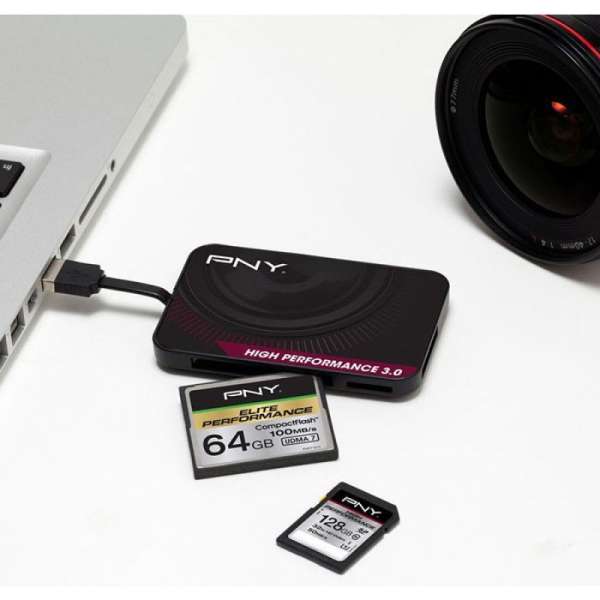 PNY High Performance Reader 3.0 Card Reader Black