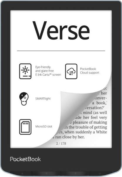 PocketBook Verse PB629 6" E-book olvasó 8GB Bright Blue