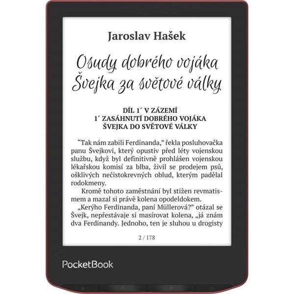 PocketBook 634 Verse Pro 6" E-book olvasó 16GB Passion Red