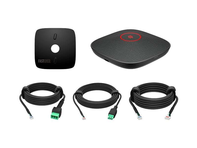 Poly Plantronics A2 Black Table Microphone w/ Mounting Plate Black