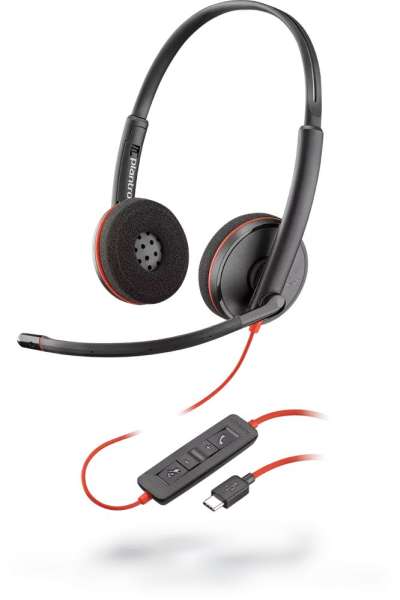 Poly Plantronics Blackwire C3210 USB-C Headset Black