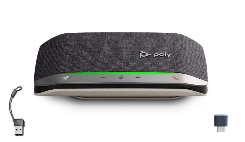 Poly Plantronics Sync 20+ Bluetooth Speaker USB-C/A Adapter Black