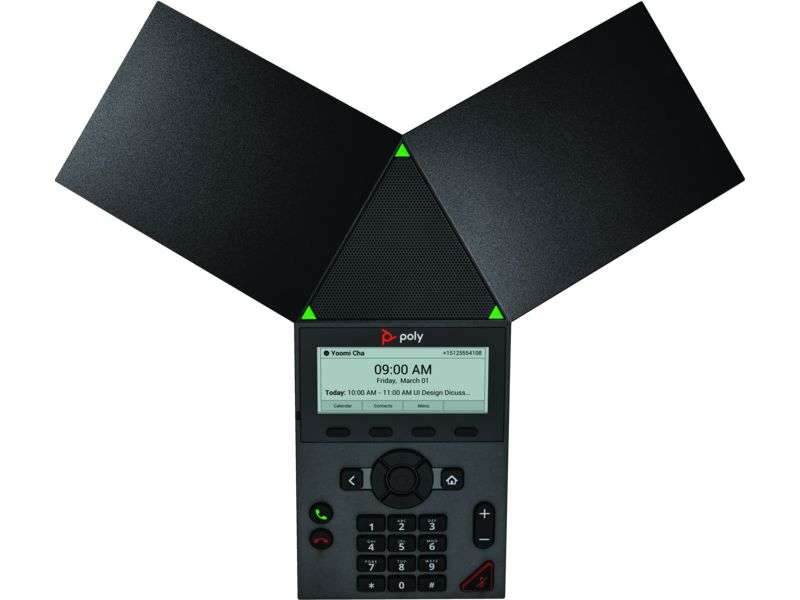 Poly Plantronics Trio 8300 IP Conference Phone and PoE-enabled