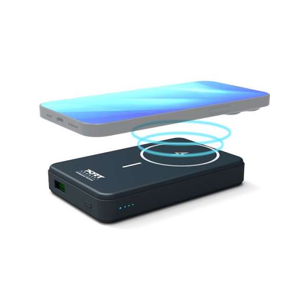 Port Designs 10000mAh MageSafe Compatible Wireless Powerbank Black